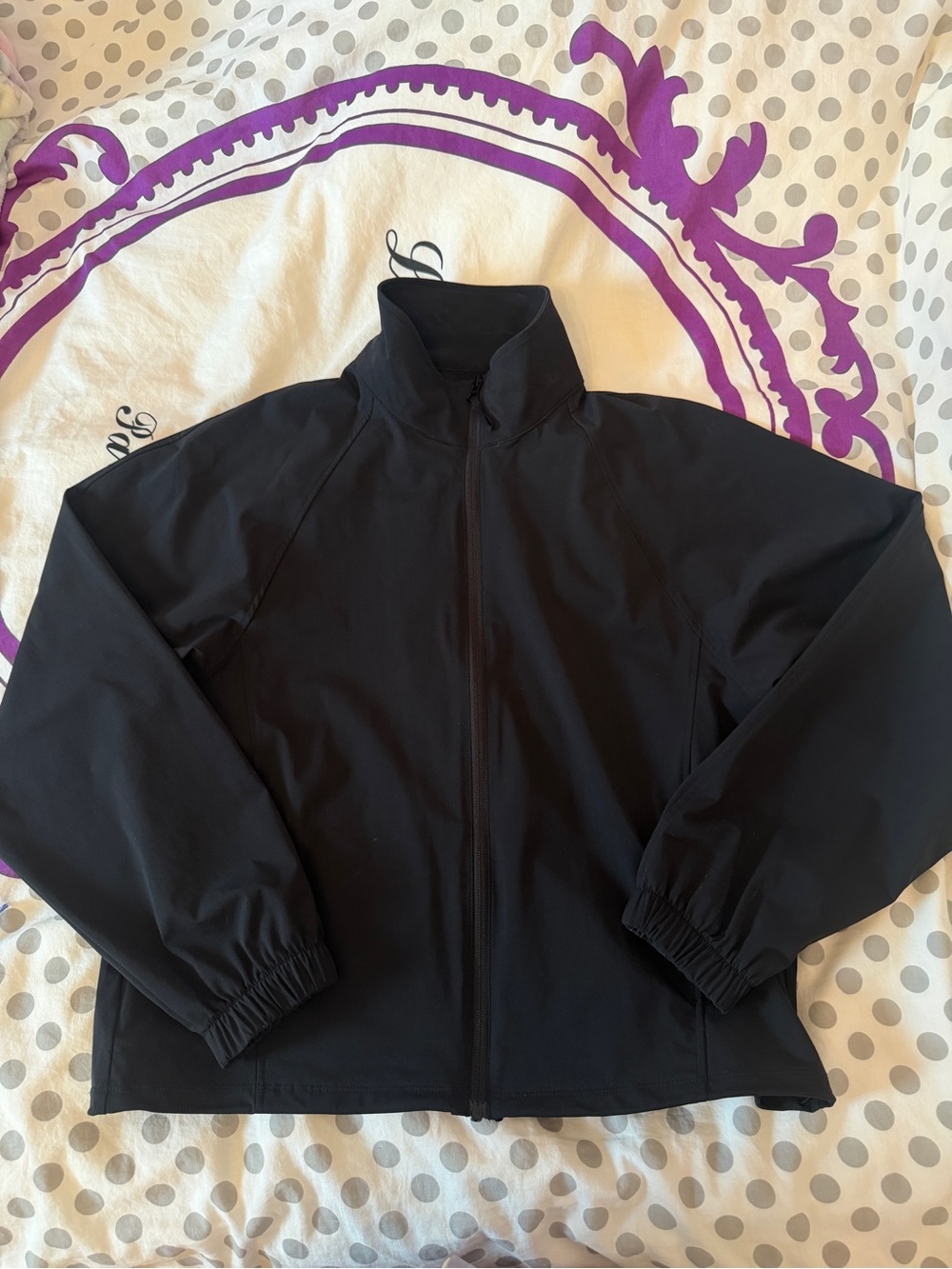 Uniqlo Black Utility Full-Zip Jacket
